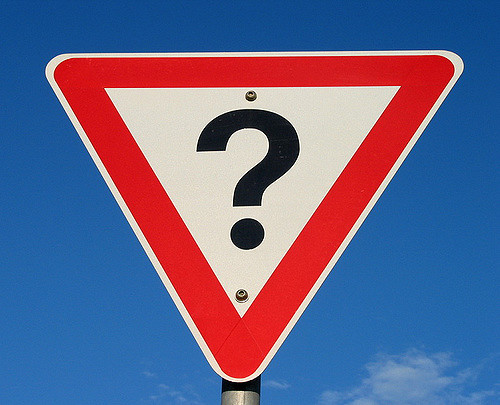 A Warning Sign with a Question Mark