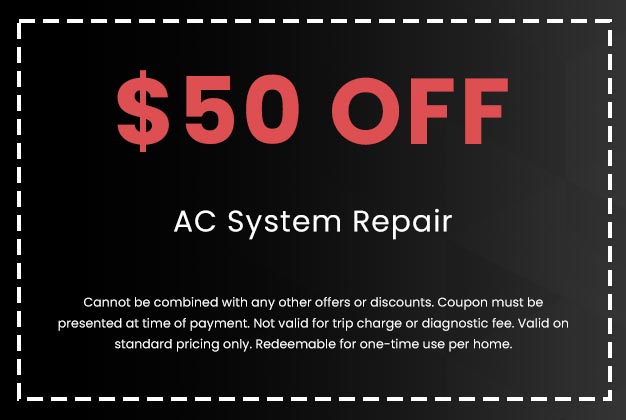 Discount on AC System Repair