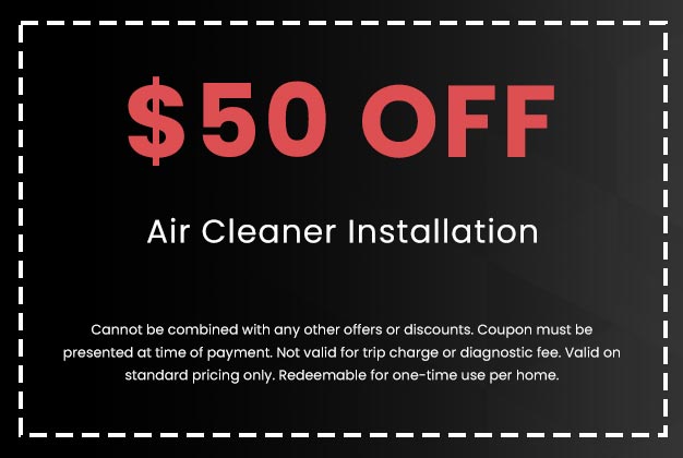 Discount on Air Cleaner Installation