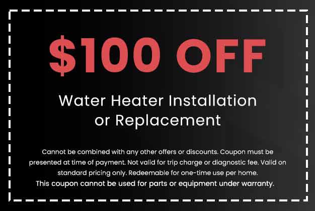 Discount on Water Heater Installation